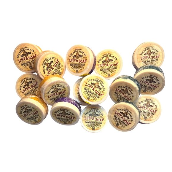 Old Town Soap Co. Luffa Soap One 5 Oz Handmade Bar From Natural Ingredients - Picture 5 of 10